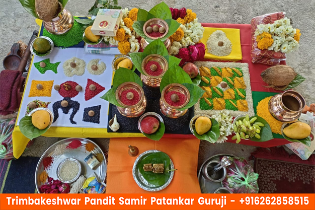 Pandit Samir Patankar Guruji performing Kaal Sarp Dosh Puja